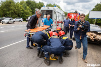В Туле спасатели, ГИБДД и медики провели крупные учения на трассе, Фото: 27