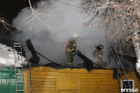 Горевший дом на ул. Пушкинской в Туле тушили шесть пожарных расчетов, Фото: 10