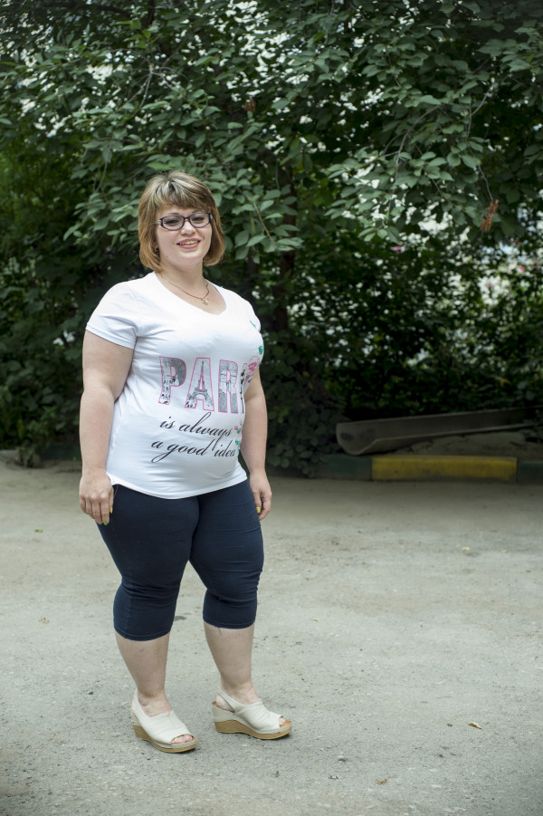 Ольга Калугина. 34 года, рост 145 см, вес 80 кг. 