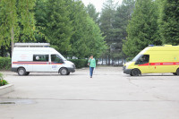 Учения МЧС: В Тульской областной больнице из-за пожара эвакуировали больных и персонал, Фото: 16