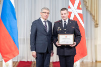 Дмитрий Миляев поздравил сотрудников ОВД, Фото: 21