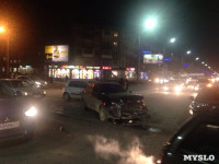 Аварии на перекрестке Красноармейского проспекта и ул. Фрунзе вечером 25 ноября, Фото: 1