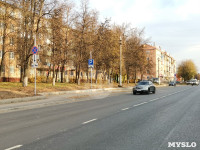 На улице Металлургов в Туле запретили остановку и стоянку, Фото: 1