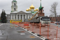 На площади Ленина начали монтаж Губернского катка, Фото: 7