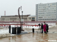 На Казанской набережной впервые в Туле поставили подземную мусорную площадку, Фото: 5