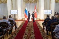 Дмитрий Миляев поздравил сотрудников ОВД, Фото: 19