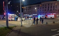 На ул. Фрунзе после столкновения с легковушкой перевернулась скорая, Фото: 15