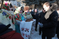 Владимир Груздев в Дубенском районе. 30 января 2014, Фото: 45