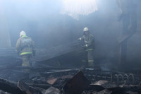 Пожар на хлебоприемном предприятии в Плавске., Фото: 18