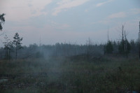 4 утра на подлете к НН, туман, Фото: 4