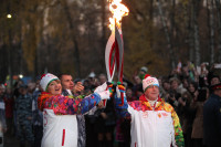 Третий этап эстафеты олимпийского огня: проспект Ленина, Фото: 54