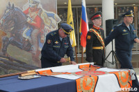 В Музее оружия торжественно укрепили на древке знамя суворовского училища, Фото: 3
