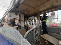 Лобовое столкновение двух трамваев в Туле, Фото: 2