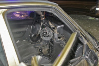 В Туле у сбившей фонарный столб легковушки оторвало колесо, Фото: 6