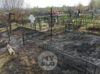 Сгоревшее кладбище в Алексине, Фото: 9