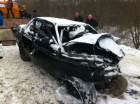 На автодороге Тула-Белев произошло два серьезных ДТП, Фото: 1