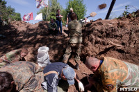 Останки бойцов в деревне Криволучье, Фото: 76