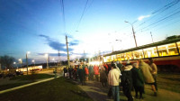 Коллапс с трамваями в Криволучье, Фото: 2