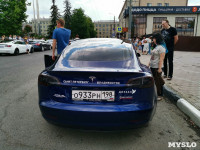 По Туле проехал кортеж из двух десятков электромобилей Tesla, Фото: 10