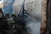 Пожар на хлебоприемном предприятии в Плавске., Фото: 25