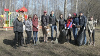 Субботник в Комсомольском парке с Владимиром Груздевым, 11.04.2014, Фото: 25