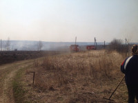 В Ленинском районе из-за горящей травы сгорела дача, Фото: 6