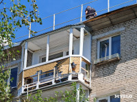 Поврежденные БПЛА дома в Туле, Фото: 19