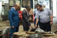 Дмитрий Миляев посетил трамвайное депо, Фото: 32