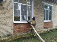 Противопожарные учения в администрации Воловского района, Фото: 4