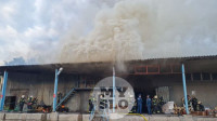 Крупный пожар в Туле: горит строительный склад-магазин, Фото: 10