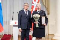 Дмитрий Миляев поздравил сотрудников ОВД, Фото: 23