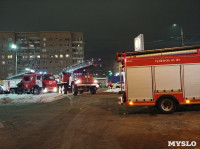 10 пожарных расчетов прибыли к многоэтажке на пр. Ленина в Туле, Фото: 2