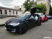 По Туле проехал кортеж из двух десятков электромобилей Tesla, Фото: 23