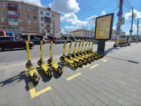 В Туле начали размечать специальные парковки для электросамокатов, Фото: 5
