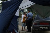 В Туле легковушка протаранила торговую палатку, Фото: 13