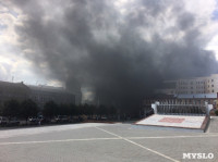 Загорелся недостроенный ТЦ на Красноармейском проспекте, Фото: 5