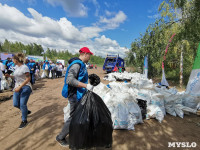 В Кондуках участники Всероссийской акции «Вода России» собрали 500 мешков мусора, Фото: 41