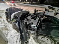 В ночном ДТП в Барсуках пострадал 20-летний парень на «свадебном» автомобиле, Фото: 12