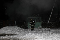 В пос. Менделеевский сгорел частный дом., Фото: 12