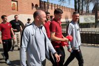 Футболисты и тренеры "Спартака" гуляют по Туле, Фото: 10