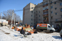 У дома, поврежденного взрывом в Ясногорске, демонтировали опасный угол стены, Фото: 23