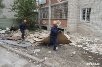 Алексей Дюмин проинспектировал работы по восстановлению дома в Ясногорске, Фото: 6
