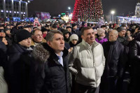 Алексей Дюмин встретил праздник на главной площади Тулы, Фото: 9