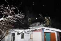 В пос. Менделеевский сгорел частный дом., Фото: 22