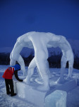 Снежные скульптуры. Фестиваль «Снеголед», Фото: 24