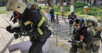 В тульском ЦО №36 работали пожарные, Фото: 12