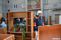 У дома, поврежденного взрывом в Ясногорске, демонтировали опасный угол стены, Фото: 7