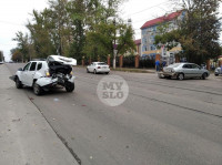 В Туле столкнулись трамвай и два автомобиля, Фото: 5