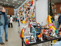 Фестиваль «Шар-папье»: Тульский кремль украсили огромные новогодние бусы, Фото: 76