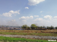 Горит поле напротив ТулСВУ, Фото: 7